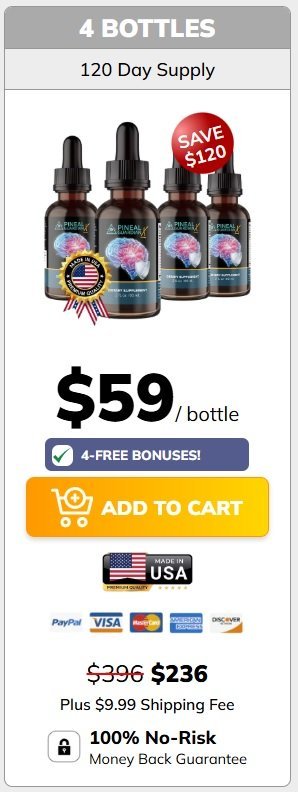 Pineal Guardian four bottle promotional package
